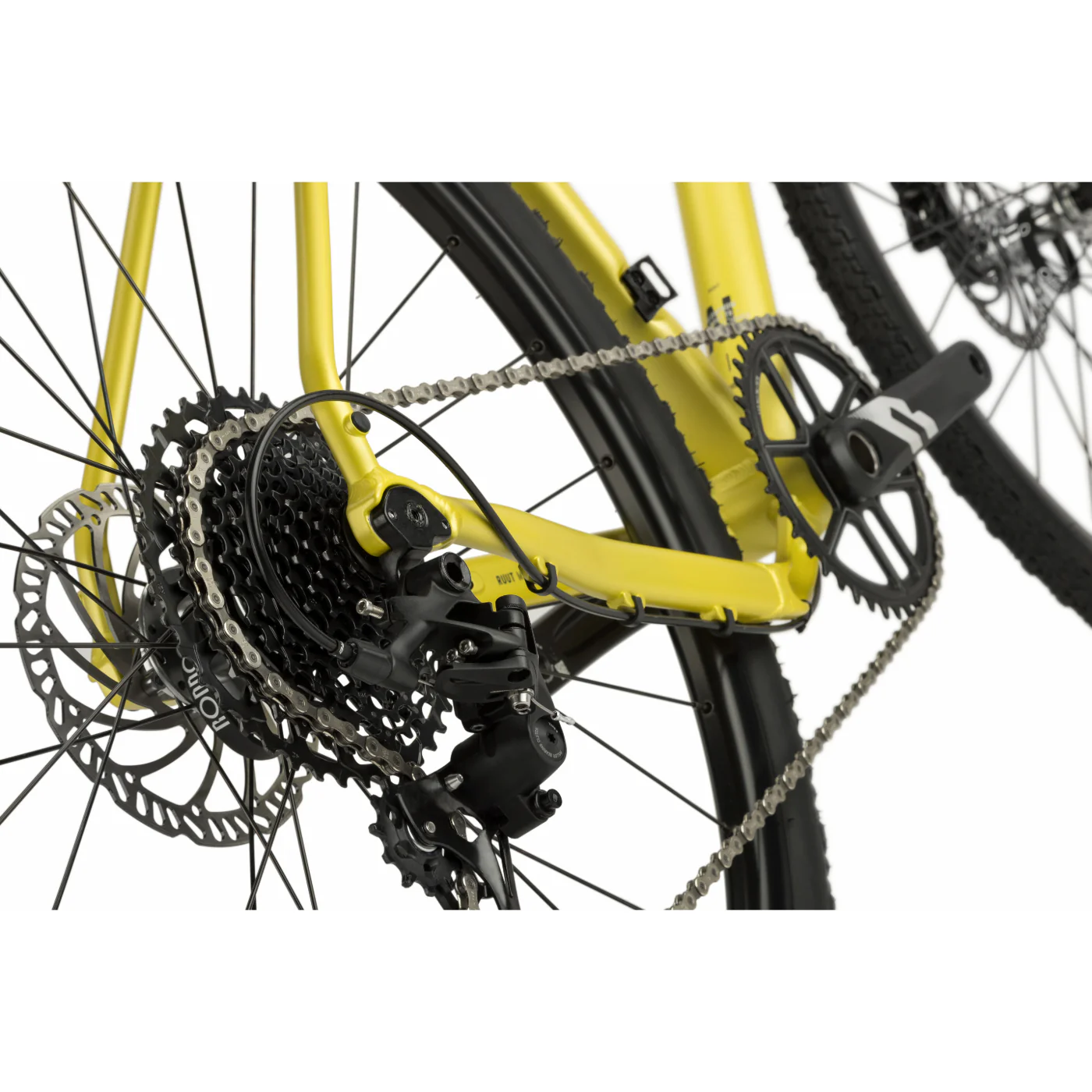 Ruut AL 2 Gravel Plus Bike - Citron/Black - Image 8