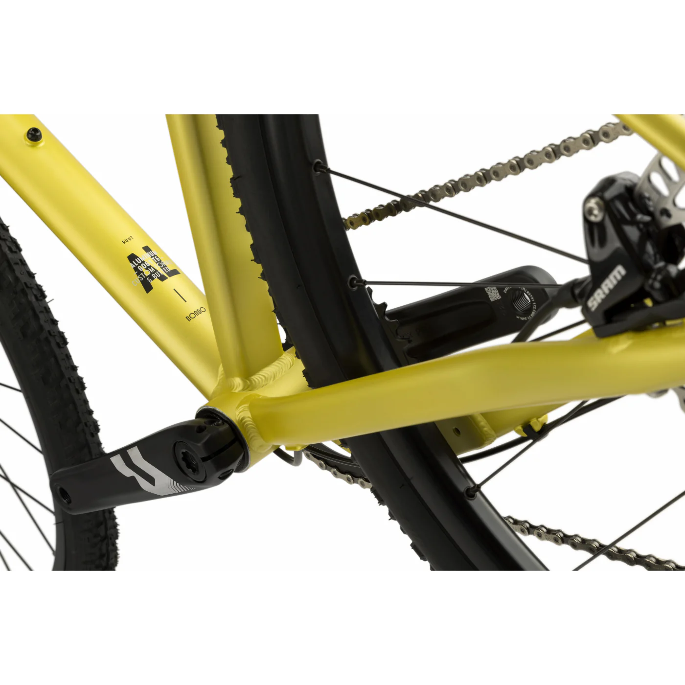 Ruut AL 2 Gravel Plus Bike - Citron/Black - Image 9